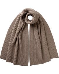 Johnstons of Elgin - Cardigan Stitch Cashmere Scarf - Lyst
