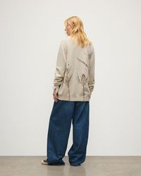 Johnstons of Elgin - Wild Thistle Intarsia Cashmere Cardigan - Lyst