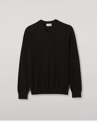 Johnstons of Elgin - Rory Classic Cashmere V-Neck Jumper - Lyst