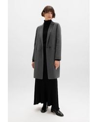 Johnstons of Elgin - Classic Mid Cashmere Coat - Lyst