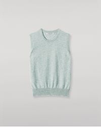 Johnstons of Elgin - Iris Light Classic Cashmere Tank - Lyst