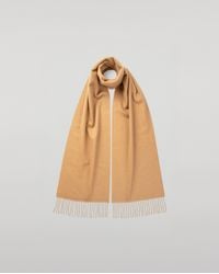 Johnstons of Elgin - Camel Cashmere Scarf - Lyst