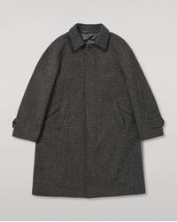 Johnstons of Elgin - Balmacaan Coat - Lyst