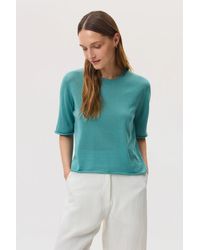 Johnstons of Elgin - Superfine Merino Wool T-Shirt - Lyst