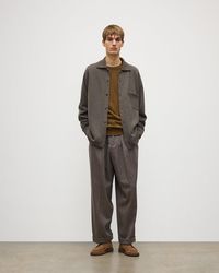 Johnstons of Elgin - Tweel & Cashmere Shirt - Lyst