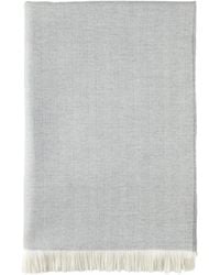 Johnstons of Elgin - Herringbone Merino Bed Throw - Lyst