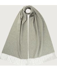 Johnstons of Elgin - Wide Light Cashmere Scarf - Lyst