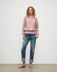 Johnstons of Elgin - Bay Marl Cashmere & Cotton Jumper - Lyst