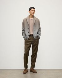 Johnstons of Elgin - Pioneer Light To Shawl Collar Cashmere Cardigan - Lyst