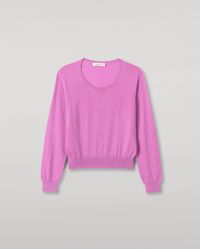 Johnstons of Elgin - Ella Superfine Cashmere Scoop Neck Jumper - Lyst