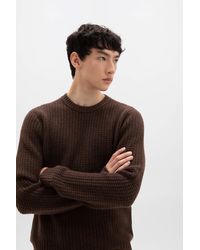 Johnstons of Elgin - Waffle Textured Cashmere Jumper - Lyst