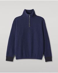 Johnstons of Elgin - Reel Cashmere Half Zip Jumper - Lyst