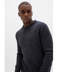 Johnstons of Elgin - Donegal Cashmere Marl Dark Jumper - Lyst