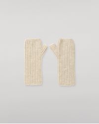 Johnstons of Elgin - Della Ribbed Cashmere Wristwarmers - Lyst