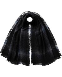 Johnstons of Elgin - Blurred Bouclé Scarf - Lyst