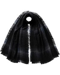 Johnstons of Elgin - Blurred Bouclé Scarf - Lyst