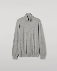 Johnstons of Elgin - Fin Cashmere Roll Neck Jumper - Lyst