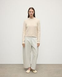 Johnstons of Elgin - Aran Cable Cashmere Jumper - Lyst