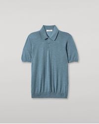 Johnstons of Elgin - Fin Superfine Cashmere Polo Shirt - Lyst