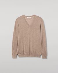 Johnstons of Elgin - Fin Light V Neck Superfine Cashmere Jumper - Lyst