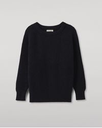 Johnstons of Elgin - Norah Ribbed Donegal Cashmere Jumper - Lyst
