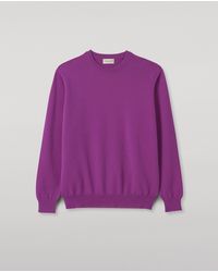 Johnstons of Elgin - Reuben Cashmere Crew Jumper - Lyst