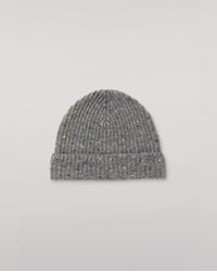 Johnstons of Elgin - Traquair Donegal Cashmere Ribbed Beanie - Lyst