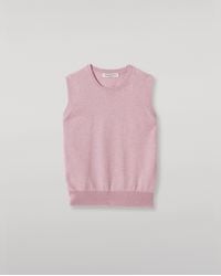 Johnstons of Elgin - Iris Light Classic Cashmere Tank - Lyst
