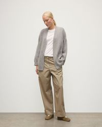 Johnstons of Elgin - Bay Marl Cashmere & Cotton Cardigan - Lyst