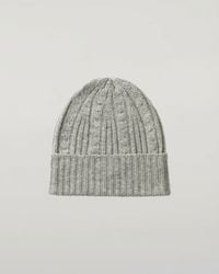 Johnstons of Elgin - Cable & Rib Light Cashmere Beanie - Lyst