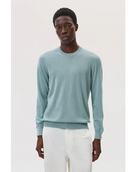 Johnstons of Elgin - Superfine Cashmere Light Round Neck Jumper - Lyst
