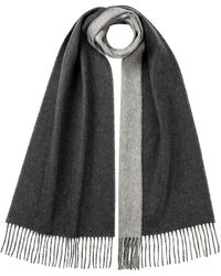 Johnstons of Elgin - Contrast Reversible Cashmere Scarf - Lyst