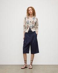 Johnstons of Elgin - Clan Argyle Cashmere Cardigan - Lyst