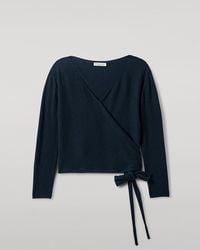 Johnstons of Elgin - Ballet Wrap Bottle Cashmere Cardigan - Lyst