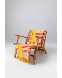Johnstons of Elgin - Check & Windowpane Vibrant Double Face Lambswool Throw - Lyst