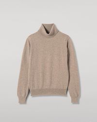 Johnstons of Elgin - Iris Classic Light Roll Neck Cashmere Jumper - Lyst