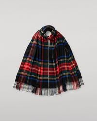 Johnstons of Elgin - Stewart Tartan Cashmere Stole - Lyst