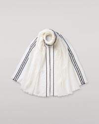 Johnstons of Elgin - Cyrus Float Edge Scarf - Lyst