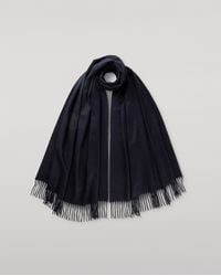 Johnstons of Elgin - Dark Cashmere Stole - Lyst