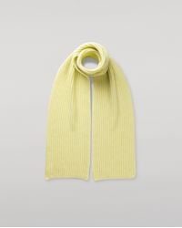 Johnstons of Elgin - Lovat Ribbed Cashmere Scarf - Lyst