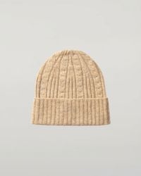 Johnstons of Elgin - Cable & Rib Cashmere Beanie - Lyst