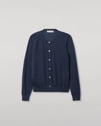 Johnstons of Elgin - Honor Superfine Cashmere Cardigan - Lyst