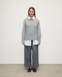 Johnstons of Elgin - Relaxed Light Cashmere Jumper - Lyst