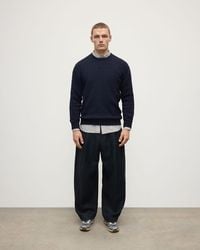 Johnstons of Elgin - Cable Knit Dark Cashmere Jumper - Lyst