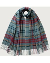 Johnstons of Elgin - Anderson Tartan Cashmere Stole - Lyst
