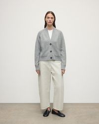 Johnstons of Elgin - Relaxed Fit Light Cashmere Cardigan - Lyst