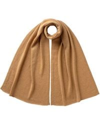 Johnstons of Elgin - Gauzy Cashmere Camel Travel Stole - Lyst