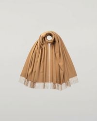 Johnstons of Elgin - Camel Cashmere Stole - Lyst