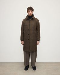 Johnstons of Elgin - 'The Balmacaan' Coat - Lyst