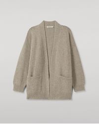 Johnstons of Elgin - Bay Marl Cashmere & Cotton Cardigan - Lyst